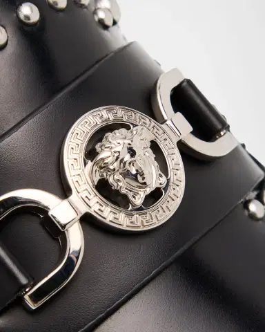 Versace Men's Medusa '95 Horsebit Loafers | Thumbnail 2 Versace Men's Medusa '95 Horsebit Loafers | Thumbnail 2