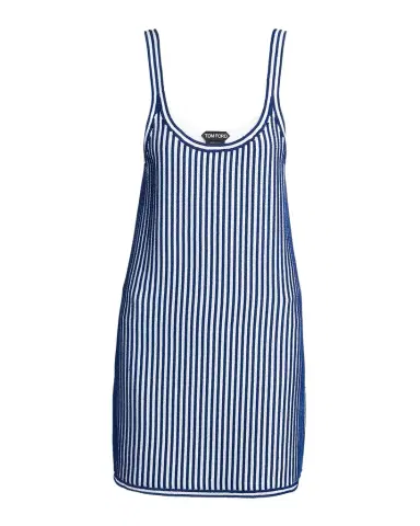 TOM FORD Mariniere Velvet Knit Sleeveless Mini Dress | Thumbnail 1 TOM FORD Mariniere Velvet Knit Sleeveless Mini Dress | Thumbnail 1