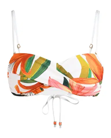 La Blanca Jungle Blossoms Bandeau Bikini Top | Thumbnail 1 La Blanca Jungle Blossoms Bandeau Bikini Top | Thumbnail 1