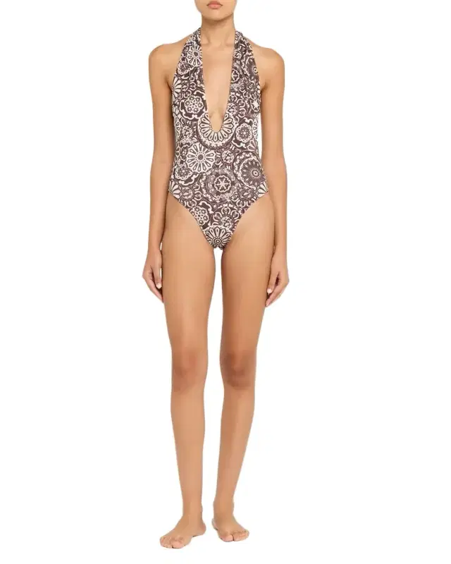 Kaleidoscope Lorela Halter One-Piece Swimsuit Kaleidoscope Lorela Halter One-Piece Swimsuit