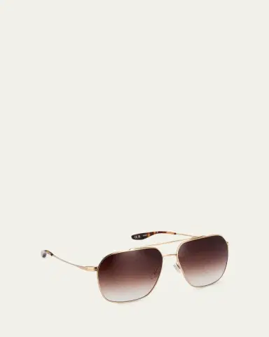 BARTON PERREIRA Rizzo 58mm Titanium Navigator Sunglasses | Thumbnail 2 BARTON PERREIRA Rizzo 58mm Titanium Navigator Sunglasses | Thumbnail 2
