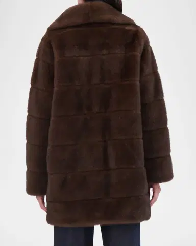 Lyla Grant Fur-Free Quilted Faux Mink Coat | Thumbnail 2 Lyla Grant Fur-Free Quilted Faux Mink Coat | Thumbnail 2