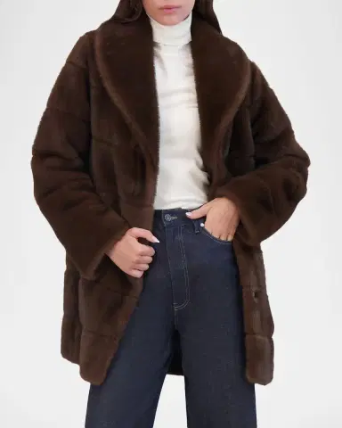 Lyla Grant Fur-Free Quilted Faux Mink Coat | Thumbnail 3 Lyla Grant Fur-Free Quilted Faux Mink Coat | Thumbnail 3