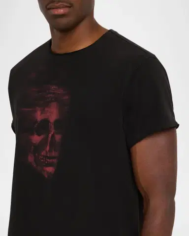 John Varvatos Men's Flame Skull Graphic T-Shirt | Thumbnail 5 John Varvatos Men's Flame Skull Graphic T-Shirt | Thumbnail 5