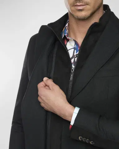 Robert Graham Men's Jetset Sport Coat with Removable Vest | Thumbnail 4 Robert Graham Men's Jetset Sport Coat with Removable Vest | Thumbnail 4