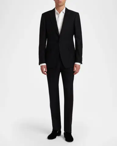 Etro Men 's Leopard-Jacquard Single-Breasted Sport Coat | Thumbnail 2 Etro Men 's Leopard-Jacquard Single-Breasted Sport Coat | Thumbnail 2