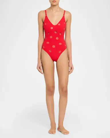 Shan Billy Rose One-Piece Swimsuit | Thumbnail 2 Shan Billy Rose One-Piece Swimsuit | Thumbnail 2