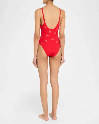 Shan Billy Rose One-Piece Swimsuit | Thumbnail 3 Shan Billy Rose One-Piece Swimsuit | Thumbnail 3