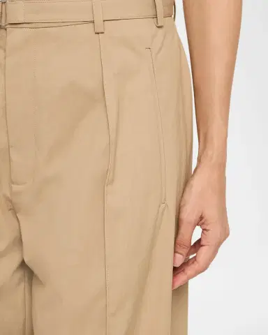 Co Drop-Waist Cotton Twill Straight-Leg Pants With Belt | Thumbnail 5 Co Drop-Waist Cotton Twill Straight-Leg Pants With Belt | Thumbnail 5