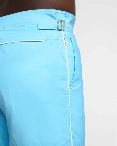 Tom Ford Men's Mesh-Lined Poplin Swim Trunks | Thumbnail 3 Tom Ford Men's Mesh-Lined Poplin Swim Trunks | Thumbnail 3