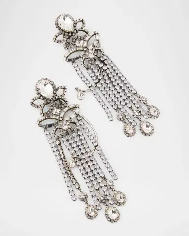 McQueen Crystal Chandelier Earrings | Thumbnail 2 McQueen Crystal Chandelier Earrings | Thumbnail 2
