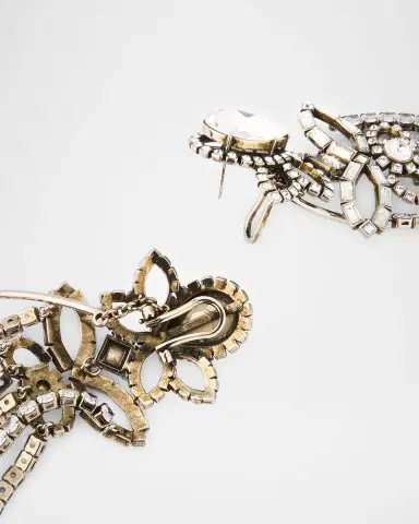 McQueen Crystal Chandelier Earrings | Thumbnail 3 McQueen Crystal Chandelier Earrings | Thumbnail 3