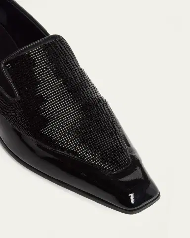 Alexander McQueen Men's Artie Beaded Leather Loafers | Thumbnail 5 Alexander McQueen Men's Artie Beaded Leather Loafers | Thumbnail 5