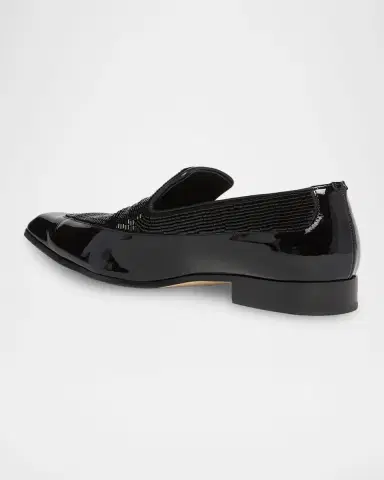 Alexander McQueen Men's Artie Beaded Leather Loafers | Thumbnail 8 Alexander McQueen Men's Artie Beaded Leather Loafers | Thumbnail 8