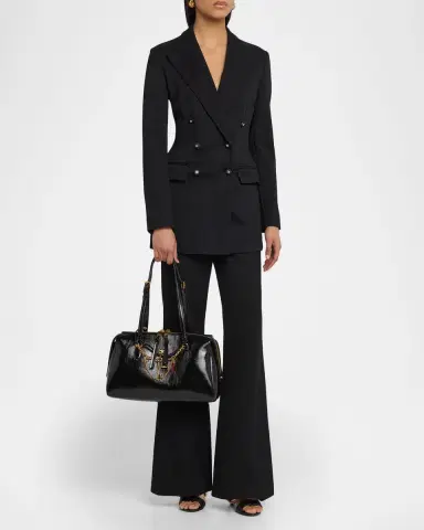 Dolce & Gabbana Charm-Embellished Leather Top-Handle Bag | Thumbnail 4 Dolce & Gabbana Charm-Embellished Leather Top-Handle Bag | Thumbnail 4