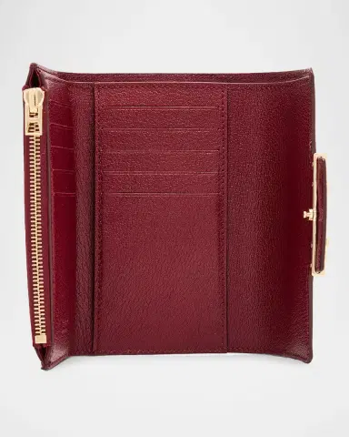 Tom Ford Aube Supple Grain Leather Compact Wallet | Thumbnail 6 Tom Ford Aube Supple Grain Leather Compact Wallet | Thumbnail 6