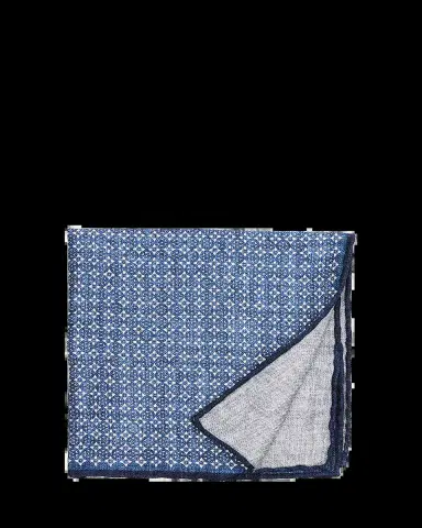 Brunello Cucinelli Men's Double-Face Silk Pocket Square | Thumbnail 2 Brunello Cucinelli Men's Double-Face Silk Pocket Square | Thumbnail 2