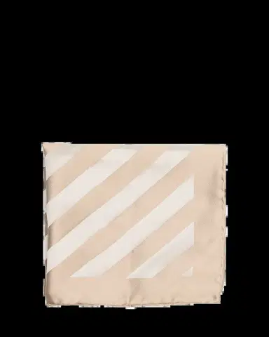 Brunello Cucinelli Men's Double-Face Wide Stripe Silk Pocket Square | Thumbnail 2 Brunello Cucinelli Men's Double-Face Wide Stripe Silk Pocket Square | Thumbnail 2