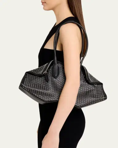 Alexander McQueen Manta Studded Sculptural Nappa Leather Shoulder Bag | Thumbnail 2 Alexander McQueen Manta Studded Sculptural Nappa Leather Shoulder Bag | Thumbnail 2