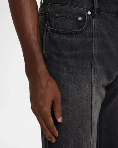 Helmut Lang Men's Center-Seam Straight Leg Jeans | Thumbnail 5 Helmut Lang Men's Center-Seam Straight Leg Jeans | Thumbnail 5