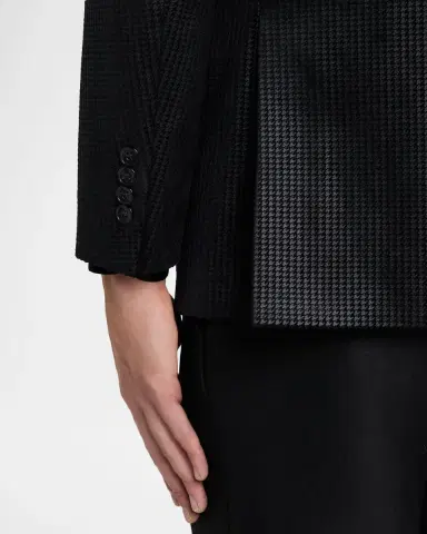 Robert Graham Men's Colden Velvet Houndstooth Blazer | Thumbnail 7 Robert Graham Men's Colden Velvet Houndstooth Blazer | Thumbnail 7