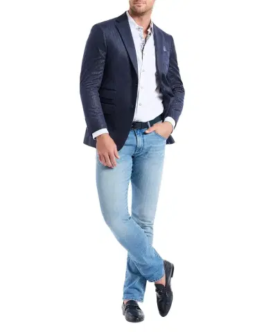 Robert Graham Men's Colden Velvet Houndstooth Blazer | Thumbnail 1 Robert Graham Men's Colden Velvet Houndstooth Blazer | Thumbnail 1