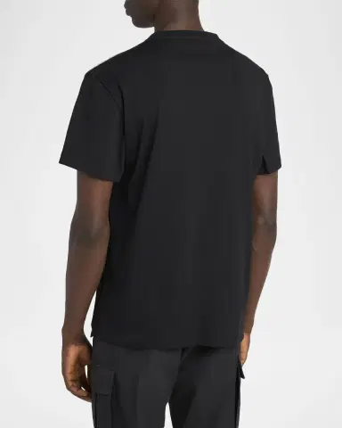 Alexander McQueen Men's Lace Skull Cotton T-Shirt | Thumbnail 2 Alexander McQueen Men's Lace Skull Cotton T-Shirt | Thumbnail 2