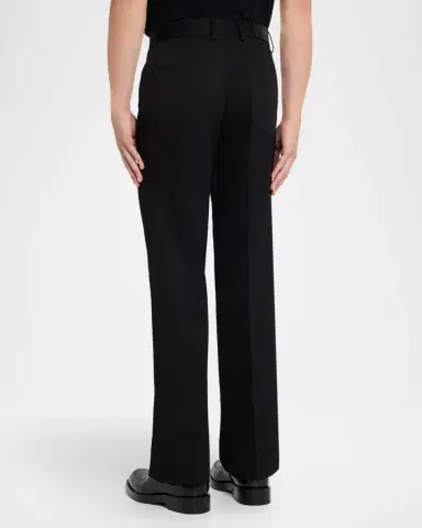 Helmut Lang Men's Straight-Leg Pintuck Pleated Five-Pocket Trousers | Thumbnail 3 Helmut Lang Men's Straight-Leg Pintuck Pleated Five-Pocket Trousers | Thumbnail 3
