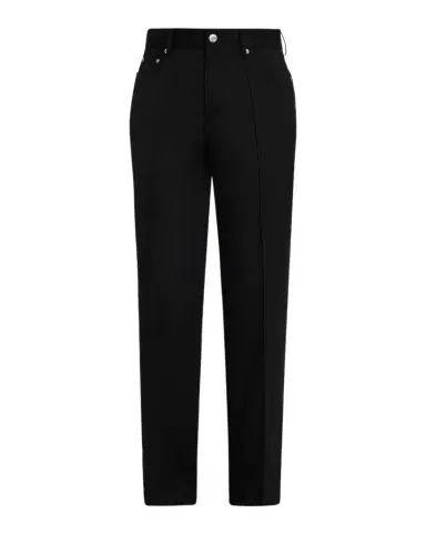Helmut Lang Men's Straight-Leg Pintuck Pleated Five-Pocket Trousers | Thumbnail 1 Helmut Lang Men's Straight-Leg Pintuck Pleated Five-Pocket Trousers | Thumbnail 1