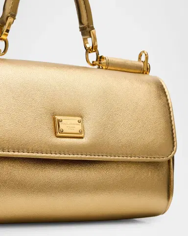 Dolce & Gabbana My Sicily Laminated Leather Top-Handle Bag | Thumbnail 5 Dolce & Gabbana My Sicily Laminated Leather Top-Handle Bag | Thumbnail 5