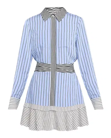 Ramy Brook Solana Striped Mini Shirtdress | Thumbnail 1 Ramy Brook Solana Striped Mini Shirtdress | Thumbnail 1