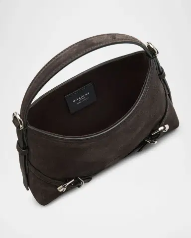 Givenchy Voyou Nano Crossbody Bag in Suede | Thumbnail 3 Givenchy Voyou Nano Crossbody Bag in Suede | Thumbnail 3