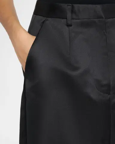 Co Tailored Duchess Satin Midi Pencil Skirt | Thumbnail 4 Co Tailored Duchess Satin Midi Pencil Skirt | Thumbnail 4