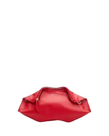 McQueen Manta Sculptural Smooth Leather Clutch Bag | Thumbnail 1 McQueen Manta Sculptural Smooth Leather Clutch Bag | Thumbnail 1