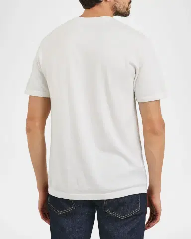 Rails Men 's Mason Cotton and Cashmere Solid Crewneck T-Shirt | Thumbnail 2 Rails Men 's Mason Cotton and Cashmere Solid Crewneck T-Shirt | Thumbnail 2