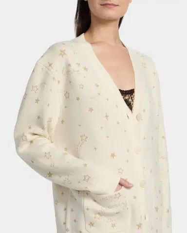 LoveShackFancy Mar Wool Celestial Jacquard Cardigan | Thumbnail 7 LoveShackFancy Mar Wool Celestial Jacquard Cardigan | Thumbnail 7