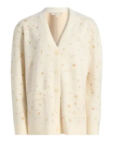 LoveShackFancy Mar Wool Celestial Jacquard Cardigan | Thumbnail 1 LoveShackFancy Mar Wool Celestial Jacquard Cardigan | Thumbnail 1