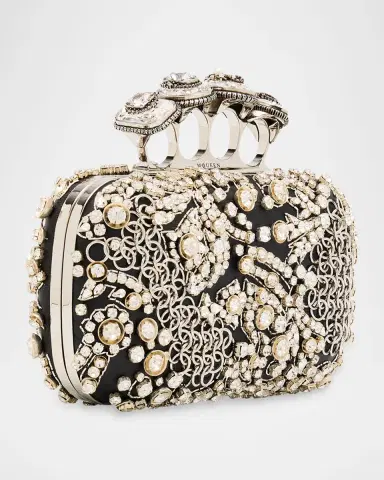 Alexander McQueen Spider Chain Mail Crystal Clutch Bag | Thumbnail 2 Alexander McQueen Spider Chain Mail Crystal Clutch Bag | Thumbnail 2