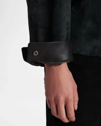 TOM FORD Men 's Brushed Suede Bomber Jacket | Thumbnail 5 TOM FORD Men 's Brushed Suede Bomber Jacket | Thumbnail 5