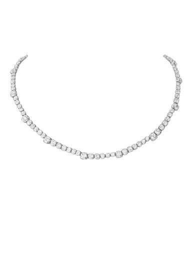 Wish Fine Jewelry 11.10ct Diamond 18K Gold Tennis Necklace | Thumbnail 1 Wish Fine Jewelry 11.10ct Diamond 18K Gold Tennis Necklace | Thumbnail 1