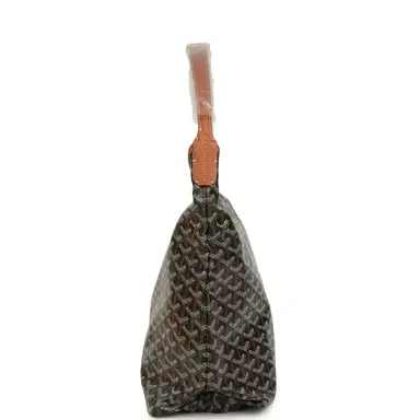 goyard Goyard Goyardine Canvas Black and Brown Hand-Painted Heart Boheme Hobo PM Palladium Hardware | Thumbnail 4 goyard Goyard Goyardine Canvas Black and Brown Hand-Painted Heart Boheme Hobo PM Palladium Hardware | Thumbnail 4