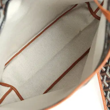 goyard Goyard Goyardine Canvas Black and Brown Hand-Painted Heart Boheme Hobo PM Palladium Hardware | Thumbnail 9 goyard Goyard Goyardine Canvas Black and Brown Hand-Painted Heart Boheme Hobo PM Palladium Hardware | Thumbnail 9