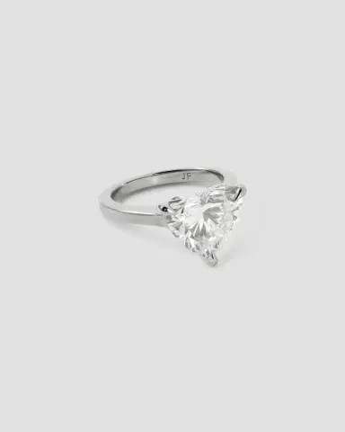 Jennifer Fisher Floating Lab Diamond Heart Ring | Thumbnail 2 Jennifer Fisher Floating Lab Diamond Heart Ring | Thumbnail 2