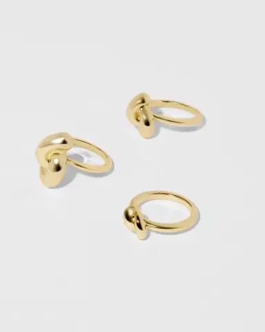 Jennifer Fisher Knot Ring Set | Thumbnail 2 Jennifer Fisher Knot Ring Set | Thumbnail 2