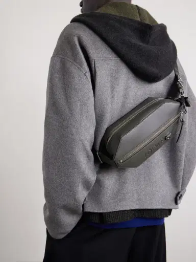 Loewe Logo-Debossed Leather Belt Bag - Men | Thumbnail 3 Loewe Logo-Debossed Leather Belt Bag - Men | Thumbnail 3