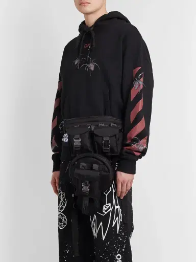 Off-White Convertible Ripstop, Canvas and Mesh Belt Bag - Men | Thumbnail 2 Off-White Convertible Ripstop, Canvas and Mesh Belt Bag - Men | Thumbnail 2