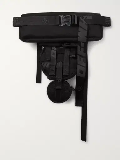 Off-White Convertible Ripstop, Canvas and Mesh Belt Bag - Men | Thumbnail 3 Off-White Convertible Ripstop, Canvas and Mesh Belt Bag - Men | Thumbnail 3