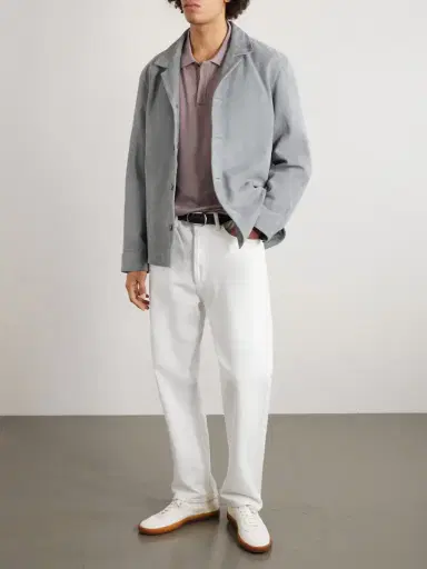 MR P. Silk and Cotton-Blend Polo Shirt - Men | Thumbnail 2 MR P. Silk and Cotton-Blend Polo Shirt - Men | Thumbnail 2