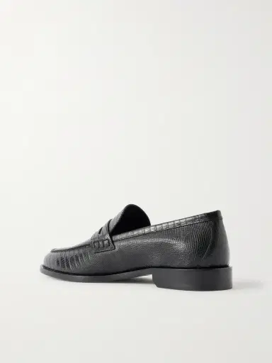 Manolo Blahnik Perry Lizard-Effect Leather Penny Loafers - Men | Thumbnail 4 Manolo Blahnik Perry Lizard-Effect Leather Penny Loafers - Men | Thumbnail 4