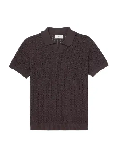 MR P. Open-Knit Organic Cotton Polo Shirt - Men | Thumbnail 1 MR P. Open-Knit Organic Cotton Polo Shirt - Men | Thumbnail 1